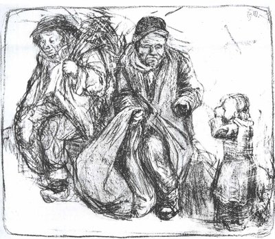 Breton Beggars by Franz Marc